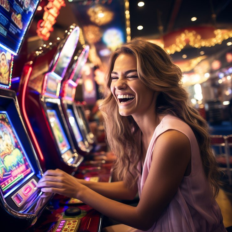Antarmuka aplikasi wa77 UFC dengan fitur slot dan live dealer